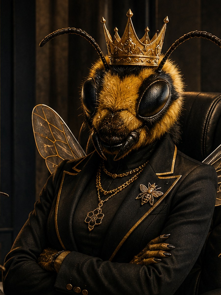 The Bee — portrait from the Corporate Fables character index