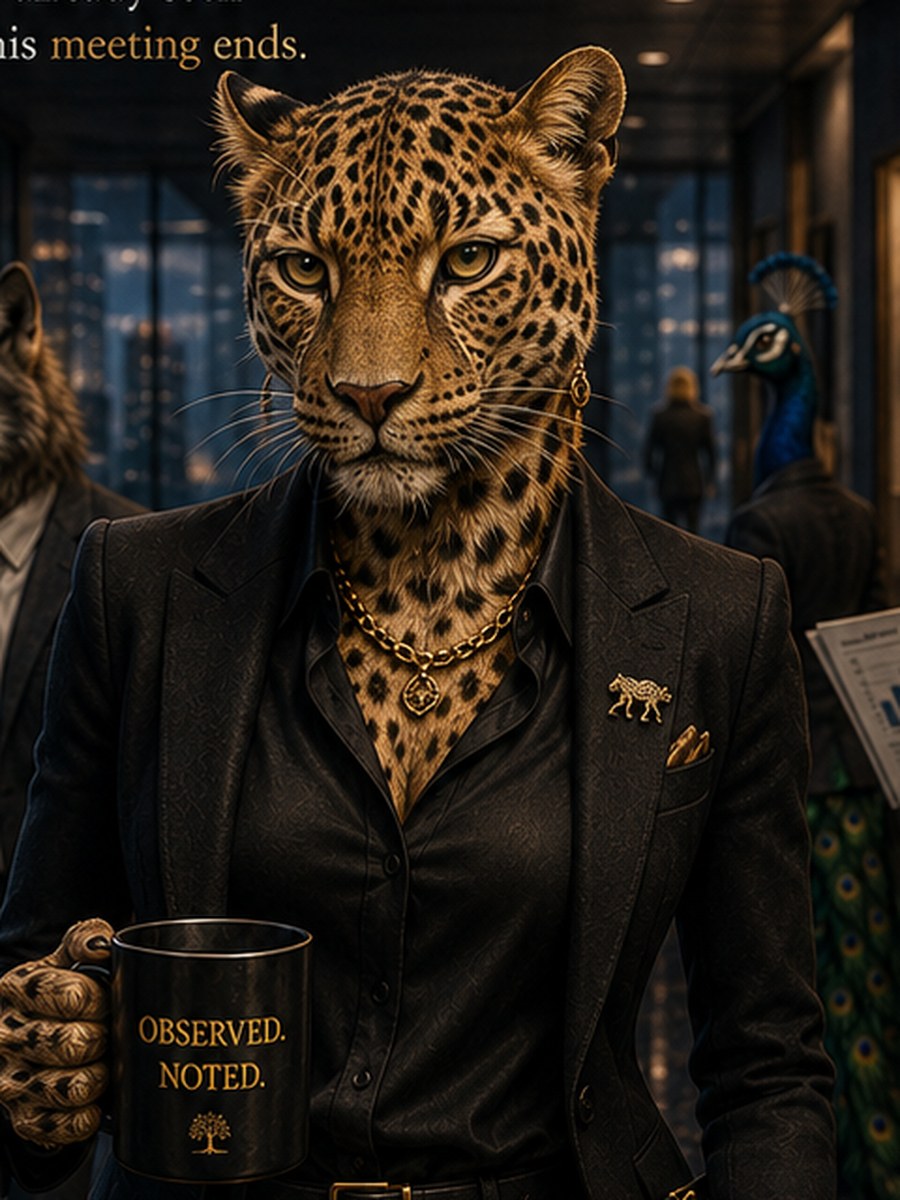 The Leopard — portrait from the Corporate Fables character index