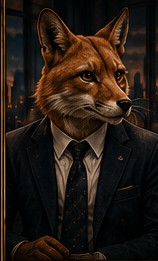 The Fox — portrait from the Corporate Fables character index
