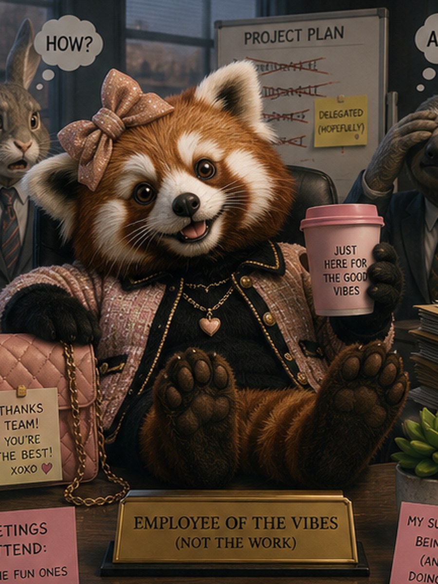 The Red Panda — portrait from the Corporate Fables character index