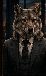 The Wolf — portrait from the Corporate Fables character index