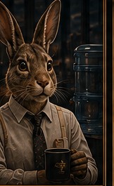 The Rabbit — portrait from the Corporate Fables character index