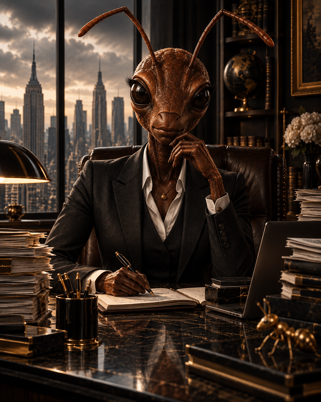 The Ant — portrait from the Corporate Fables character index