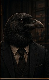 The Raven — portrait from the Corporate Fables character index